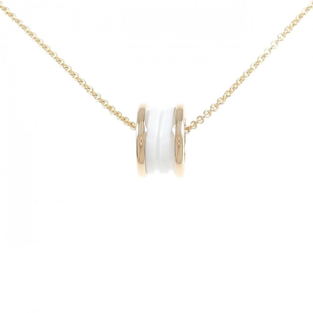 B.Zero1 Pendant Necklace Ceramic and 18K Rose Gold