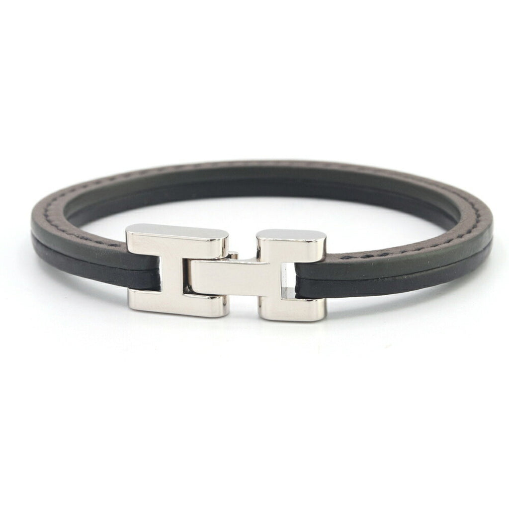 Charm Bracelet Leather and Metal