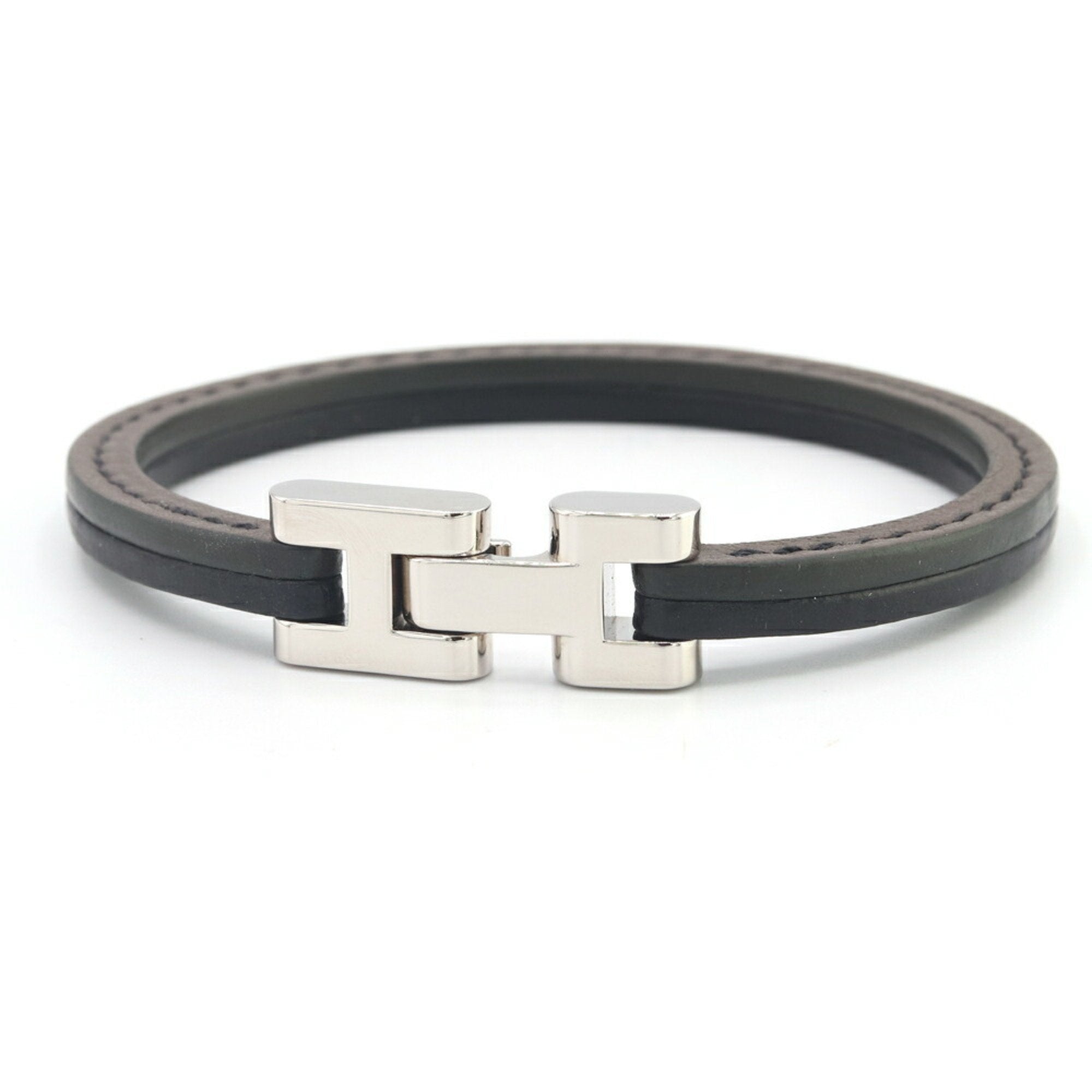 Charm Bracelet Leather and Metal
