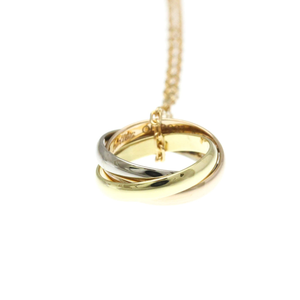 Trinity Pendant Necklace 18K Tricolor Gold