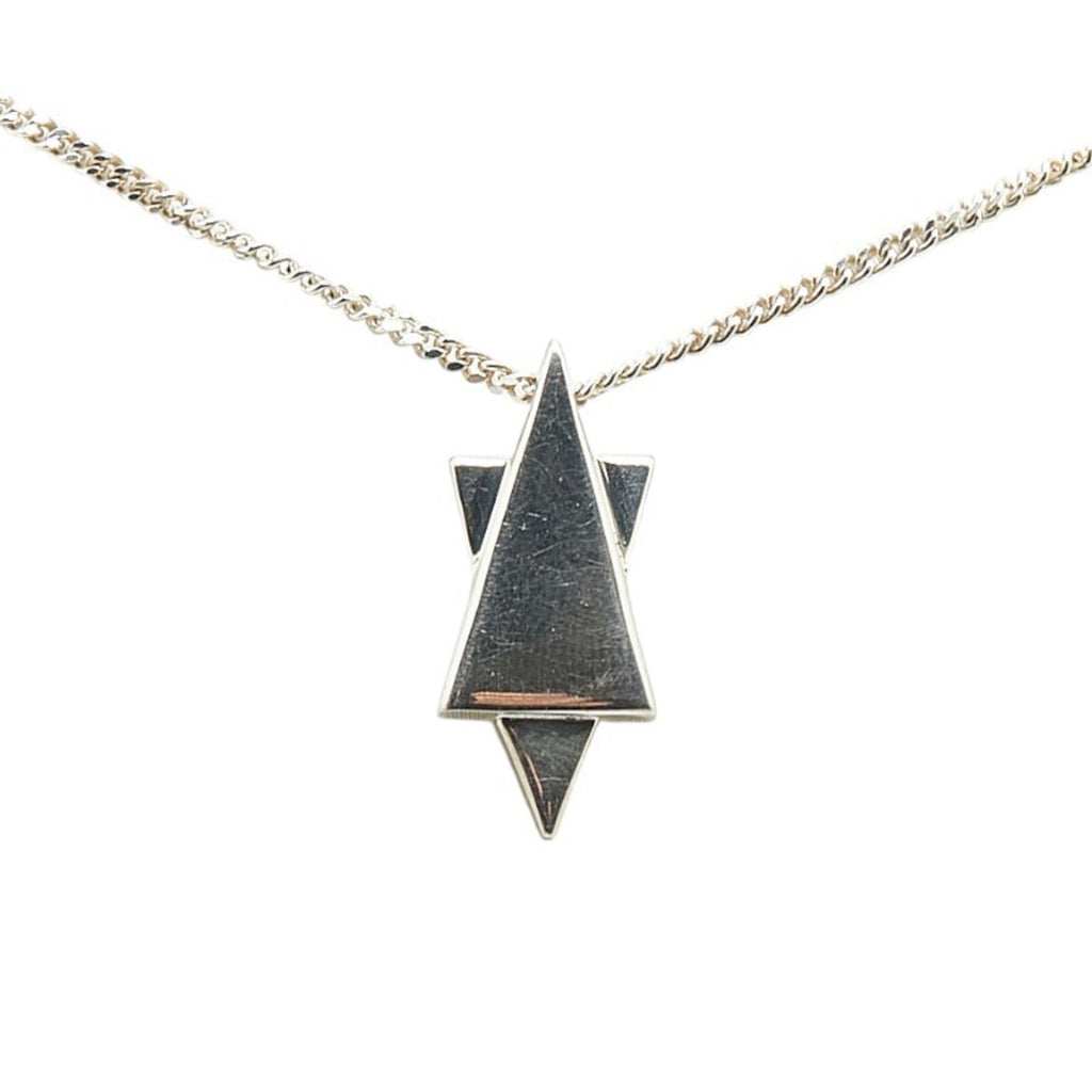 Star Of David Pendant Necklace Sterling Silver