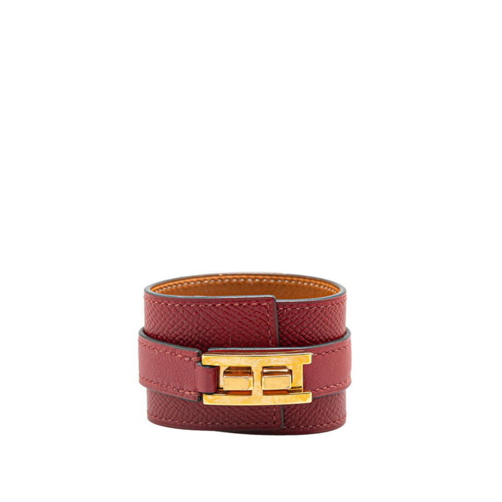 Bracelet Epsom Leather Red