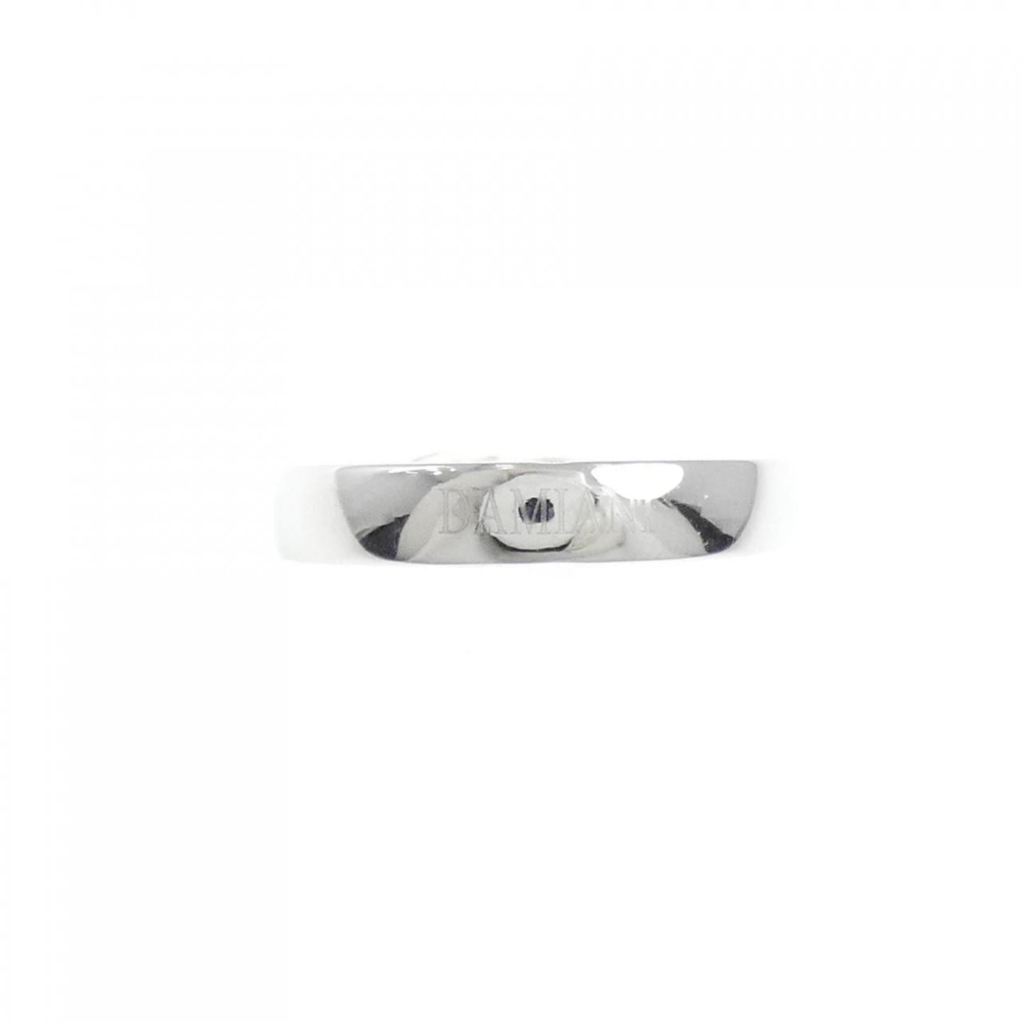D Side Ring 18K White Gold