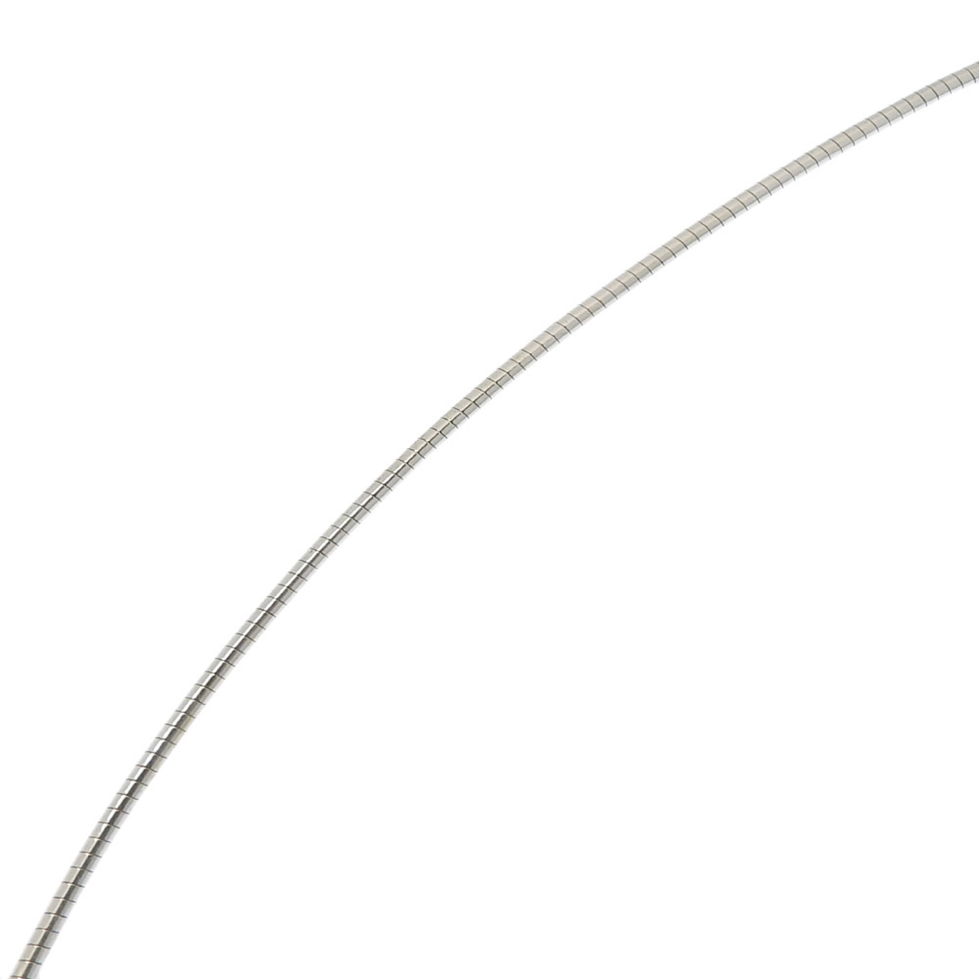 Pierced Cross Choker Necklace Sterling Silver