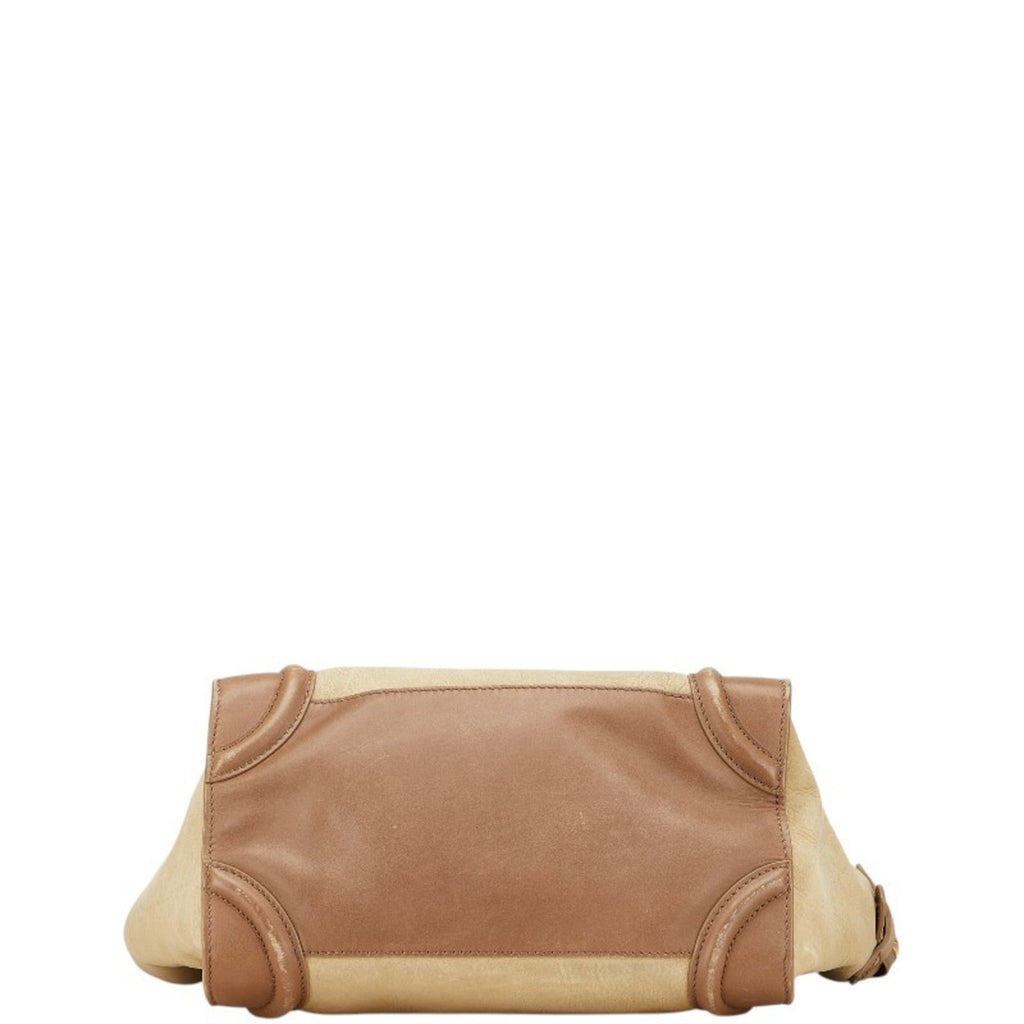 Tricolor Luggage Bag Nubuck Mini
