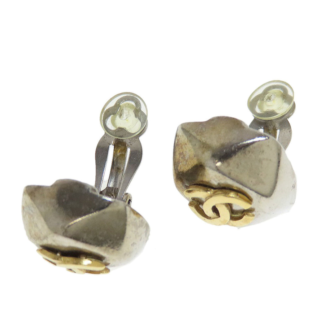 CC Logo Clip-On Earrings Metal