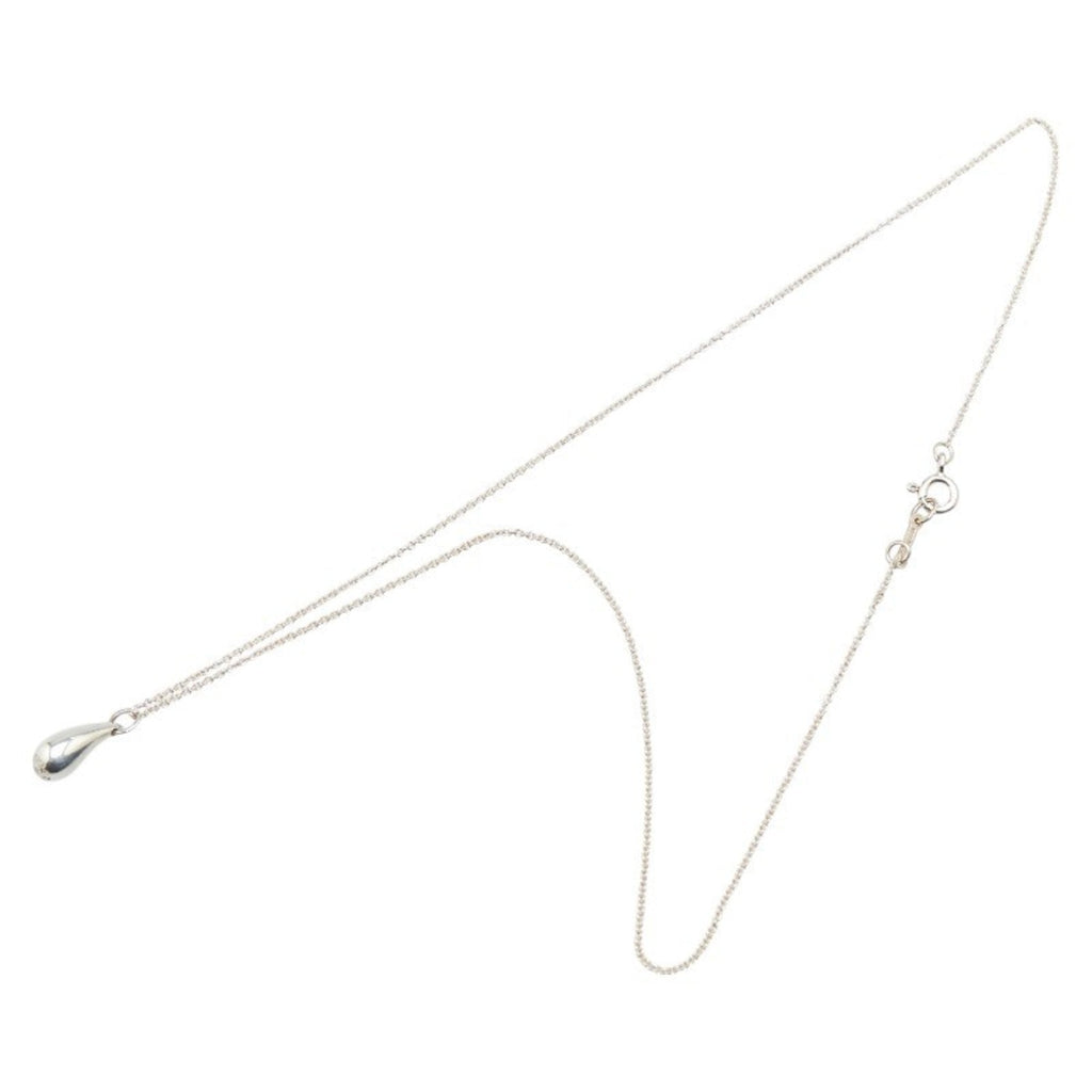Teardrop Pendant Necklace Sterling Silver