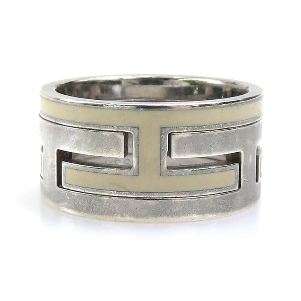 Ring Enamel and Sterling Silver