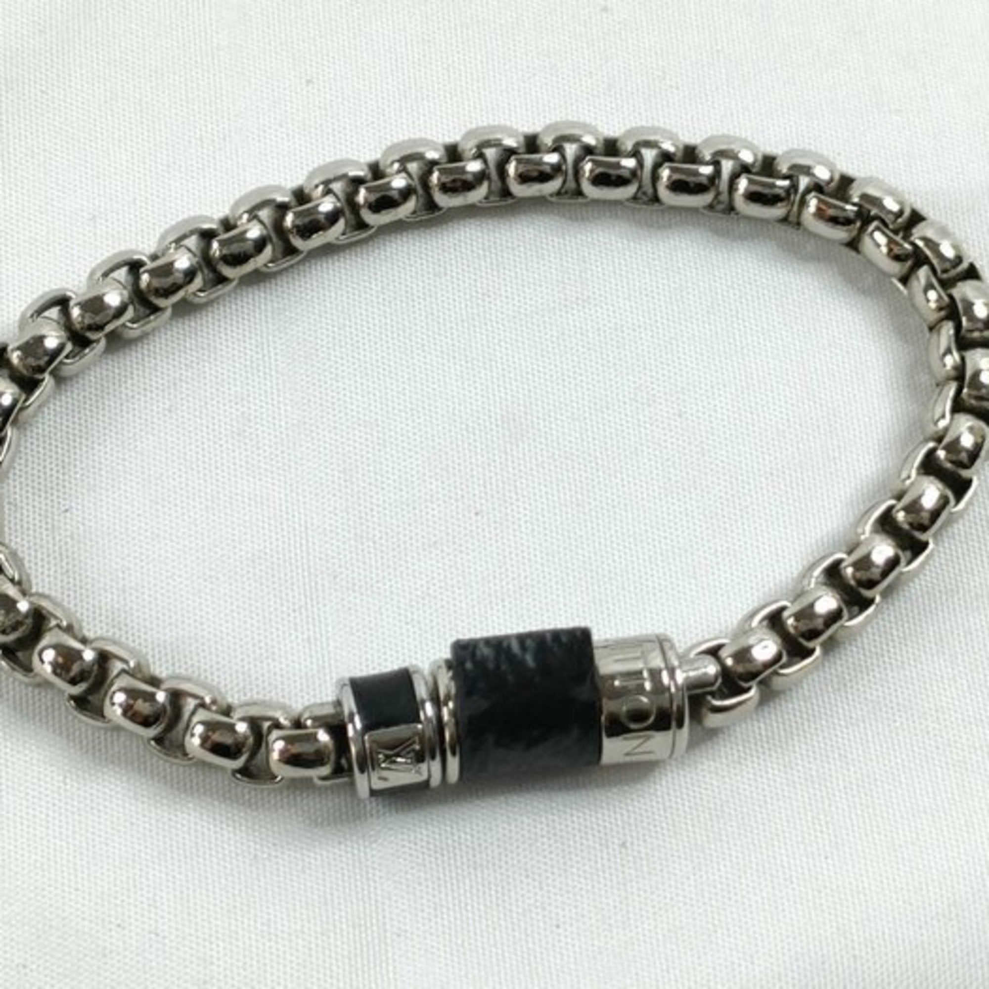 Monogram Eclipse Bracelet Metal Silver