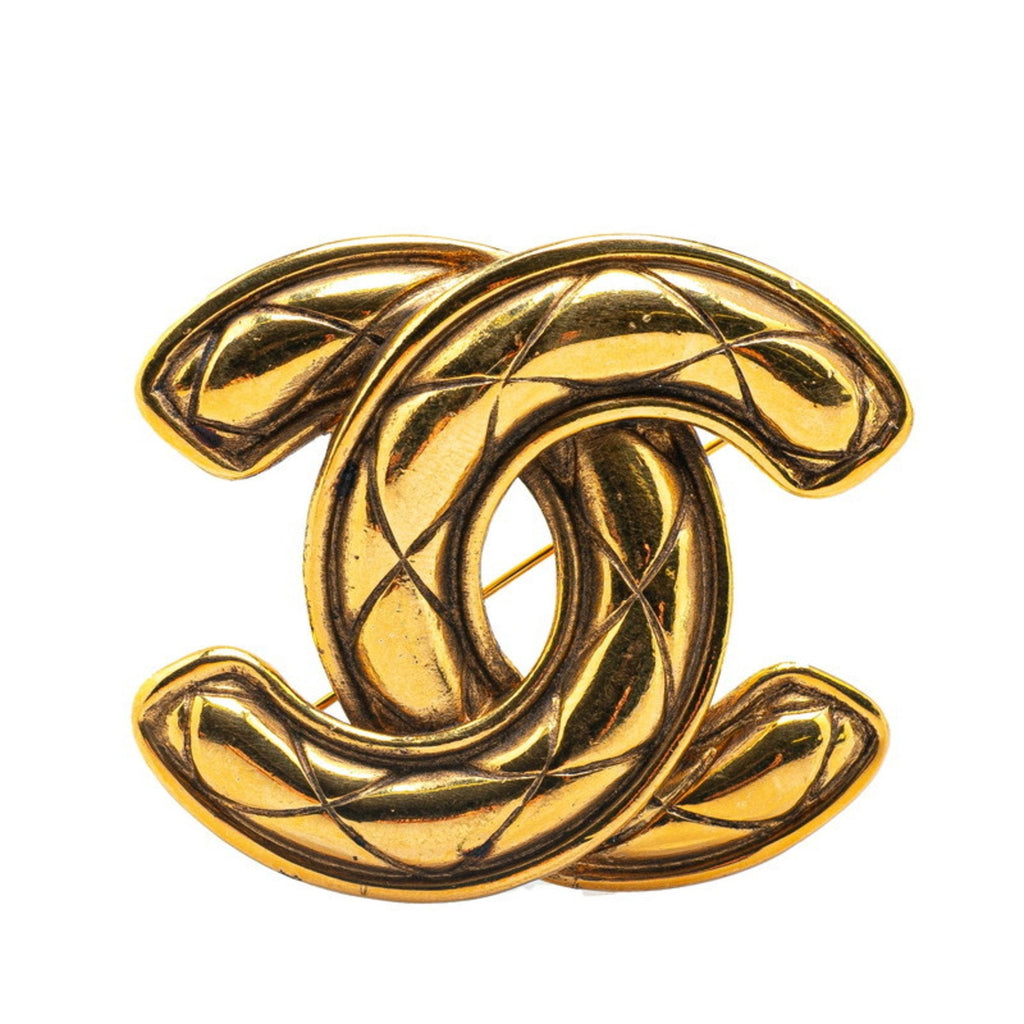 CC Logo Brooch Metal