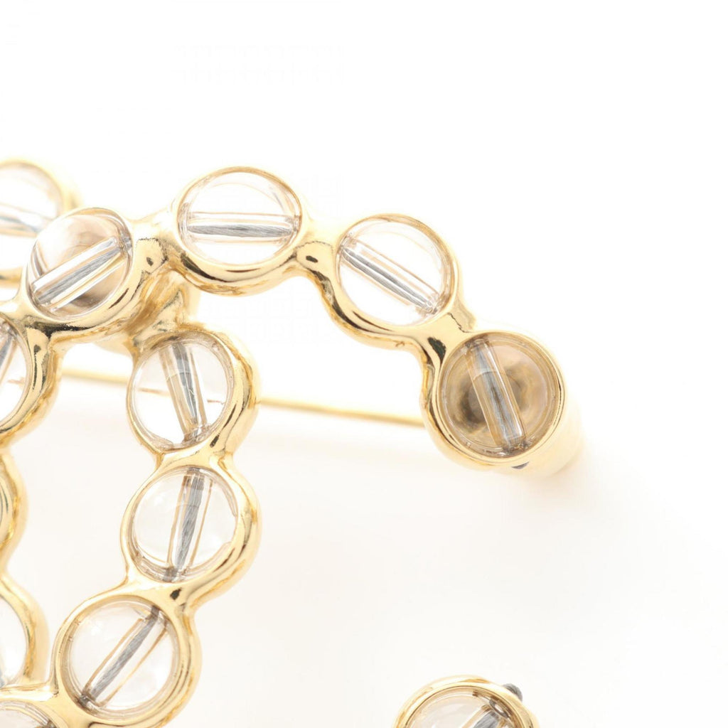 CC Logo Brooch Metal