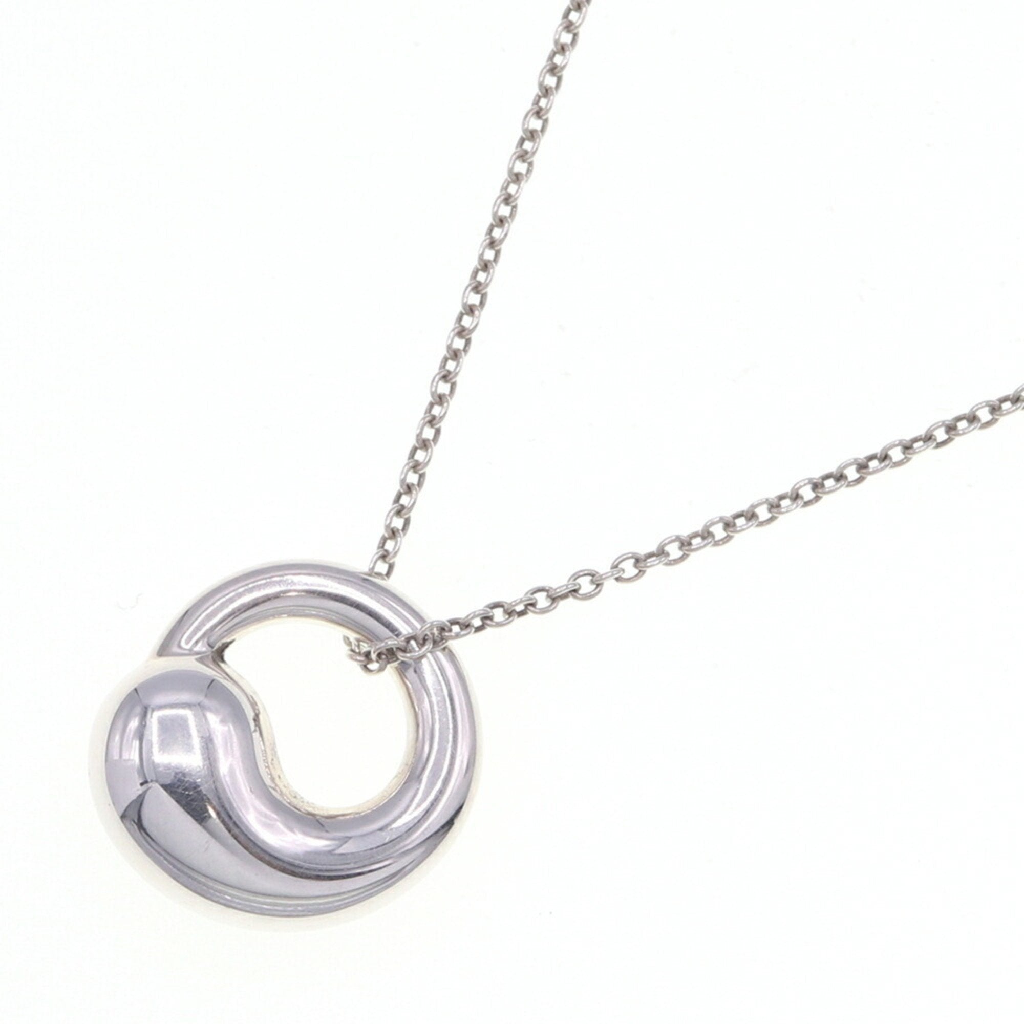 Elsa Peretti Pendant Necklace Sterling Silver 13mm