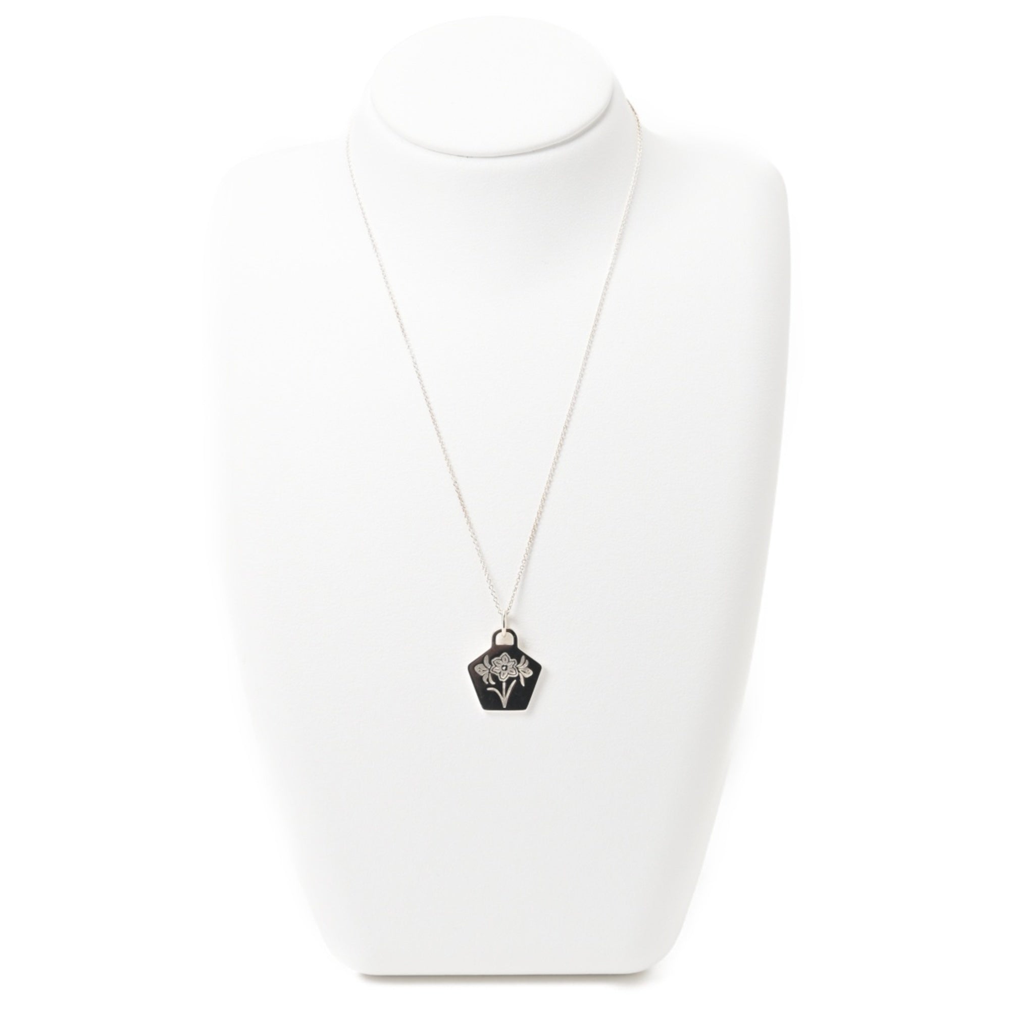 Pendant Necklace Sterling Silver 40cm