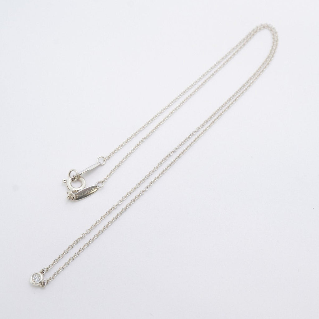 Elsa Peretti Diamonds By The Yard Pendant Necklace Sterling Silver and Diamond