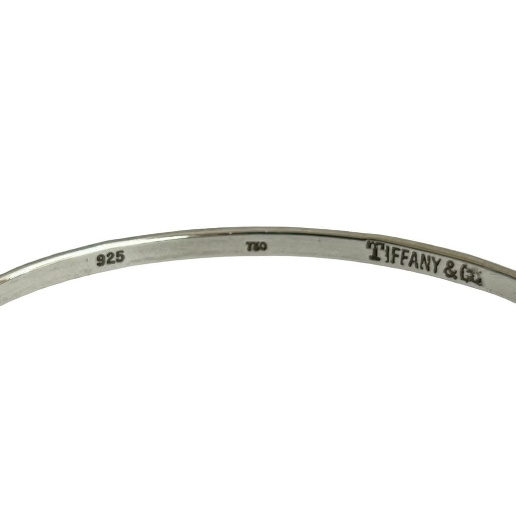 Bangle 18K Gold and Sterling Silver Bracelet