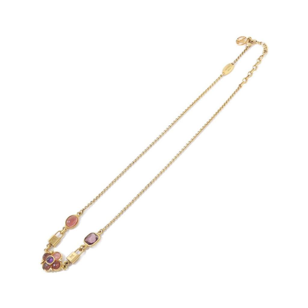 Colorgram Pendant Necklace Gold and Rose