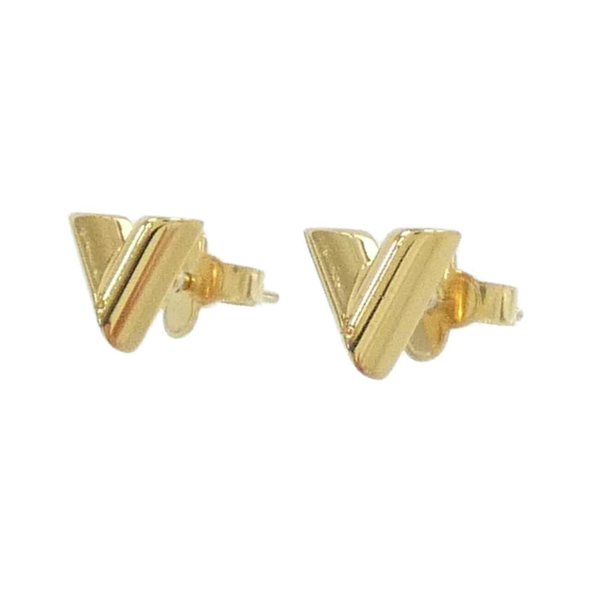 Essential V Earrings Gold Gold-Tone Metal