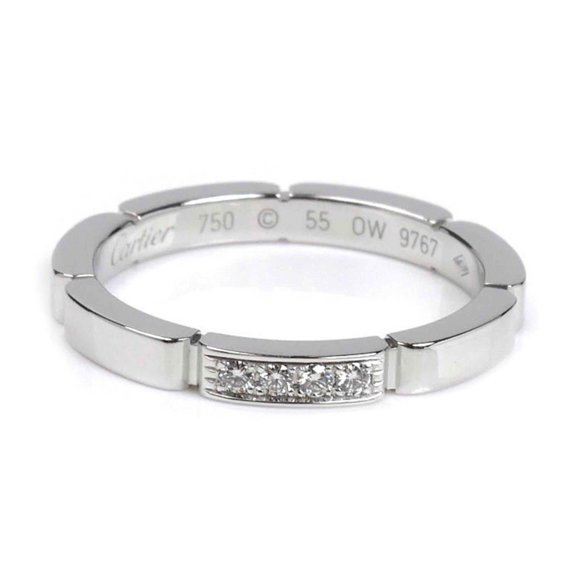 Maillon Panthère Watch 18K White Gold with Diamond 55mm