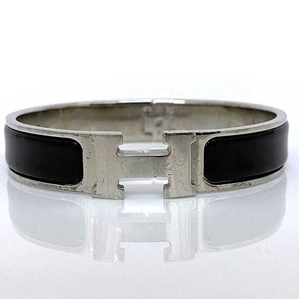 Clic Bracelet Black and Silver Mini