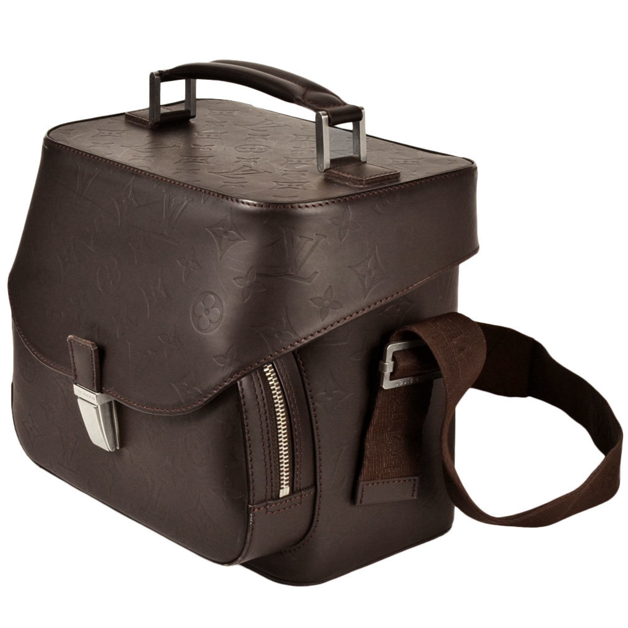 Charly Camera Bag Monogram Glace Leather