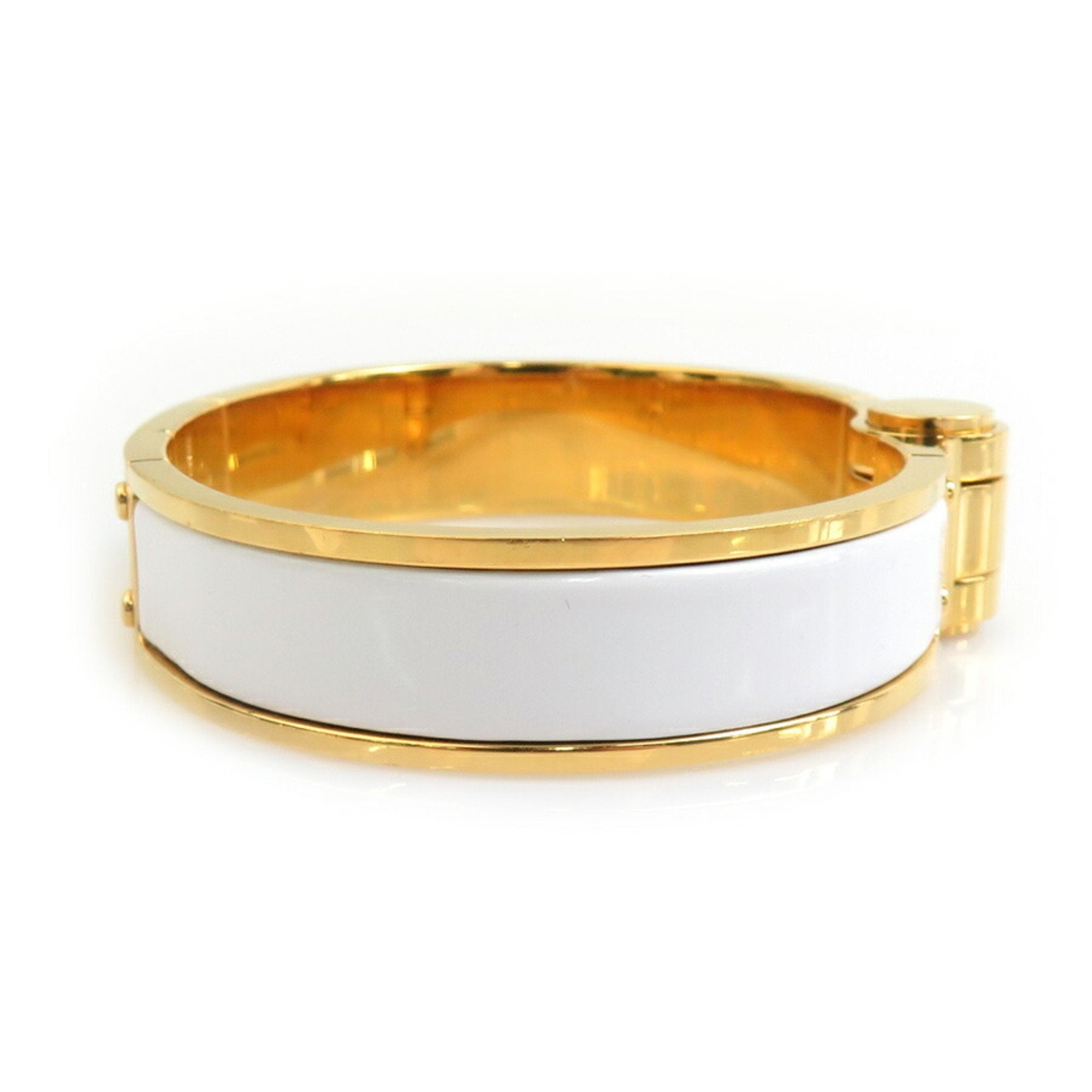 Charnière Bangle Enamel and Metal Mini Bracelet