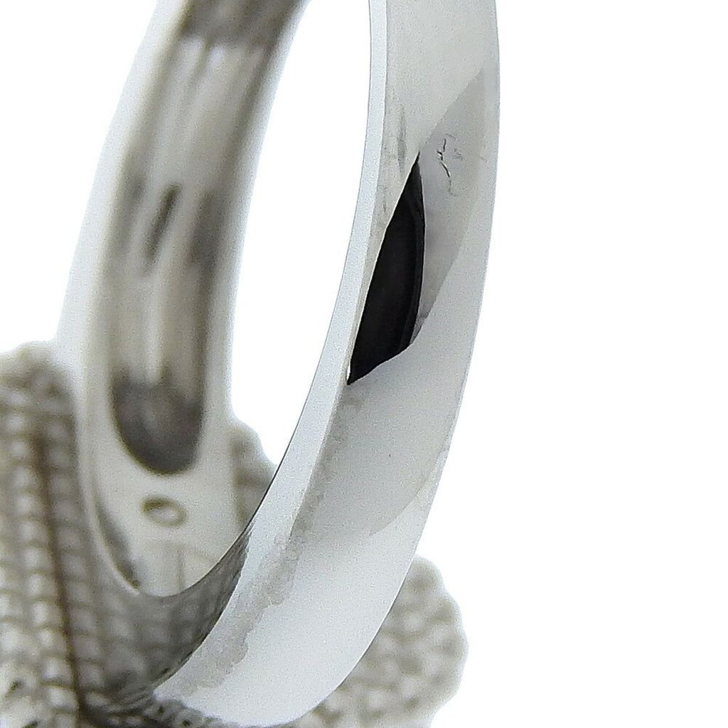 Vintage Alhambra Ring 18K White Gold