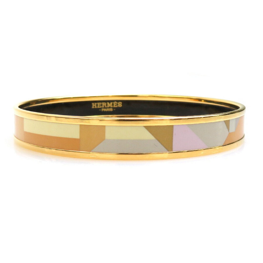 Enamel and Metal Bracelet Gold Multi-Color