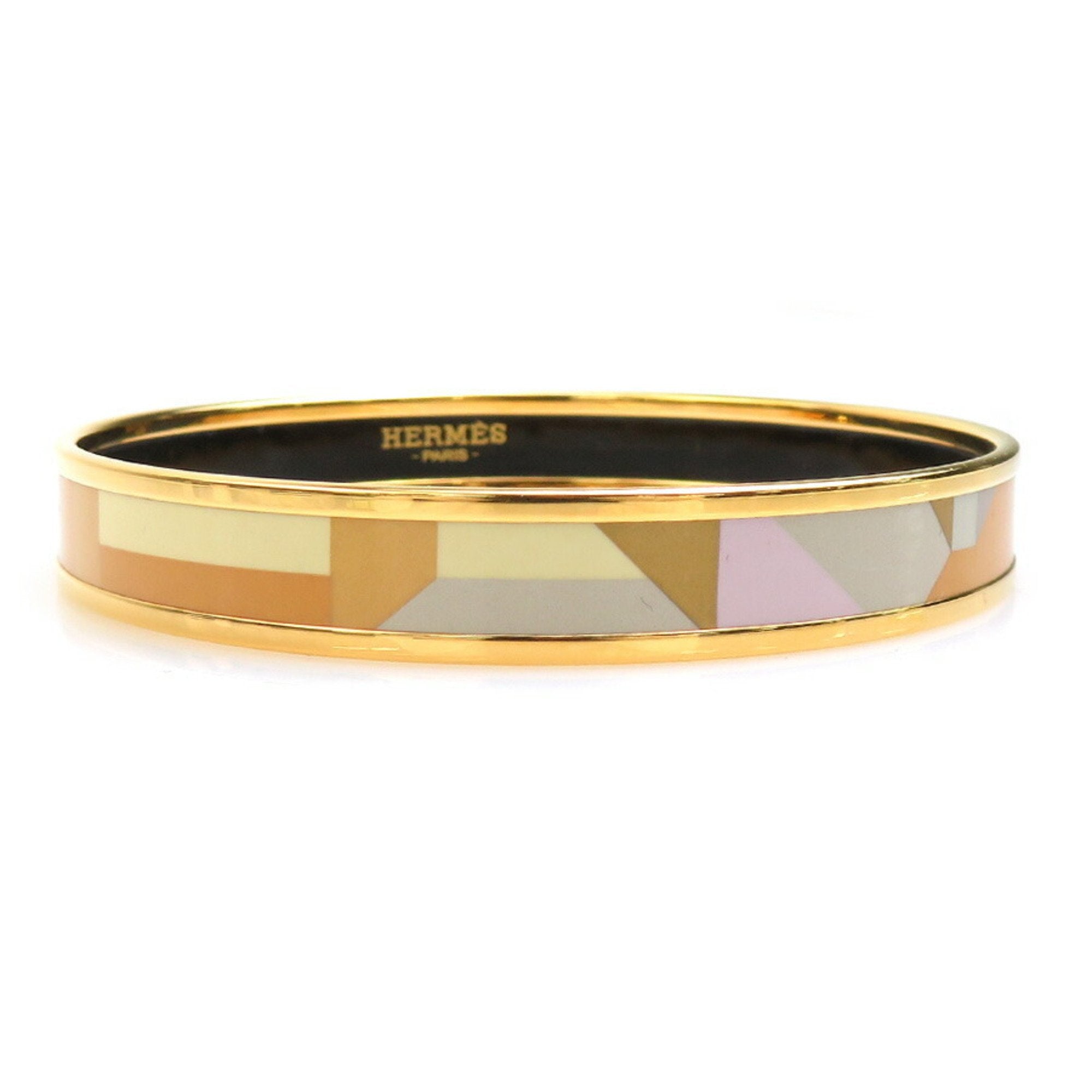 Enamel and Metal Bracelet Gold Multi-Color