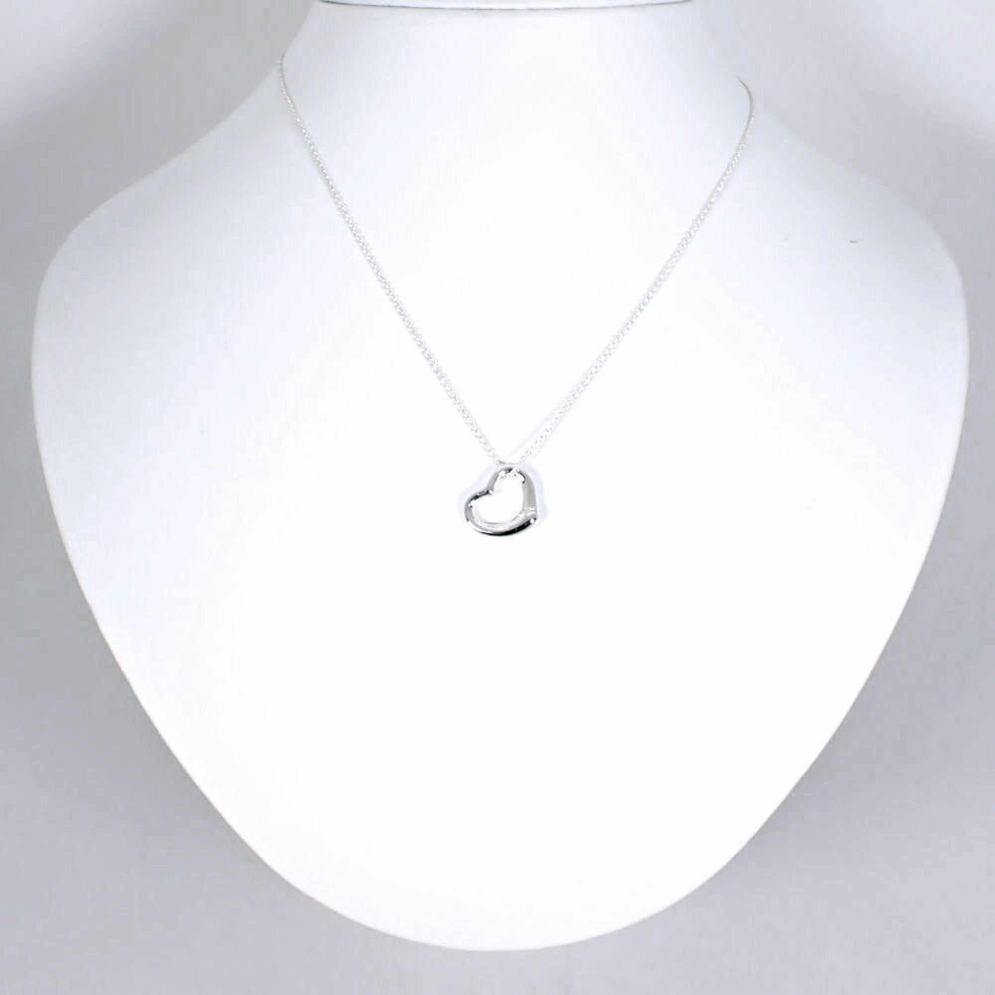 Heart Pendant Necklace Sterling Silver