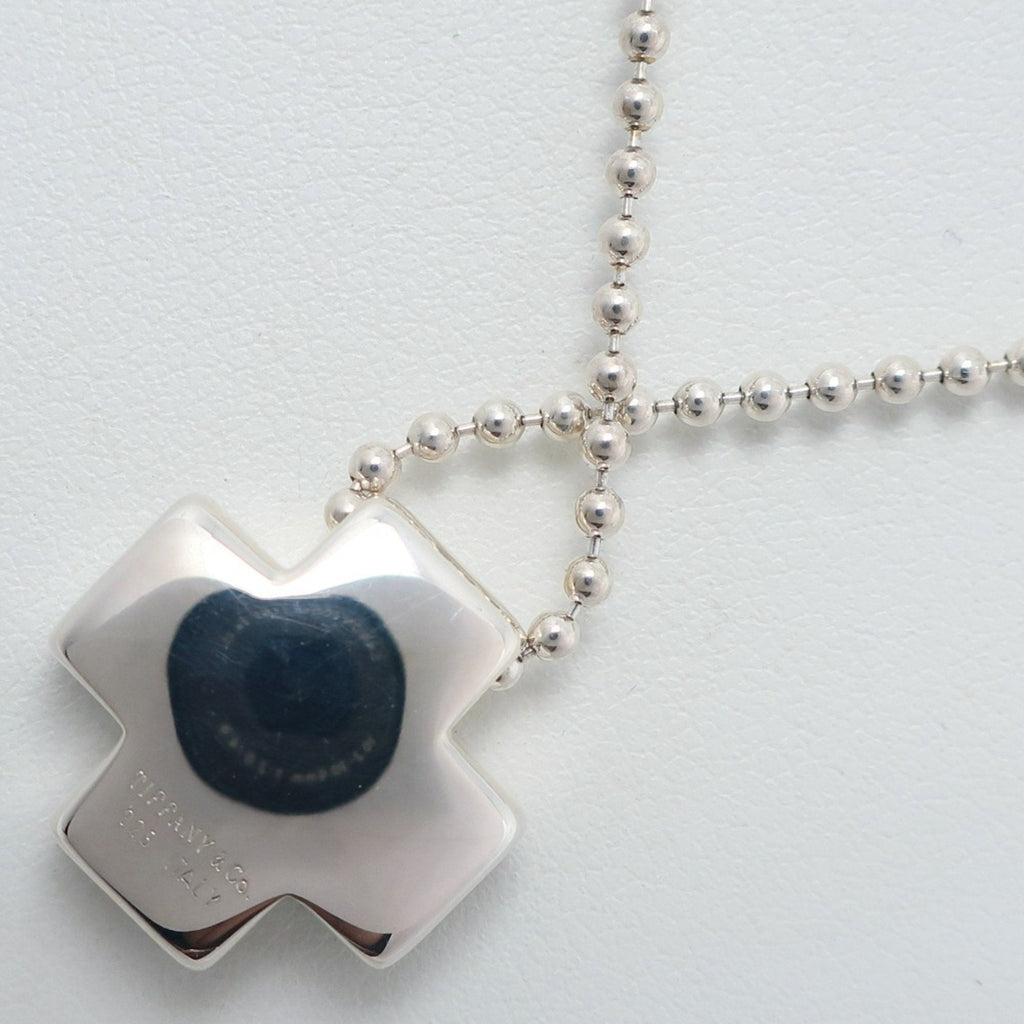 Cross Pendant Necklace Sterling Silver Ball Chain