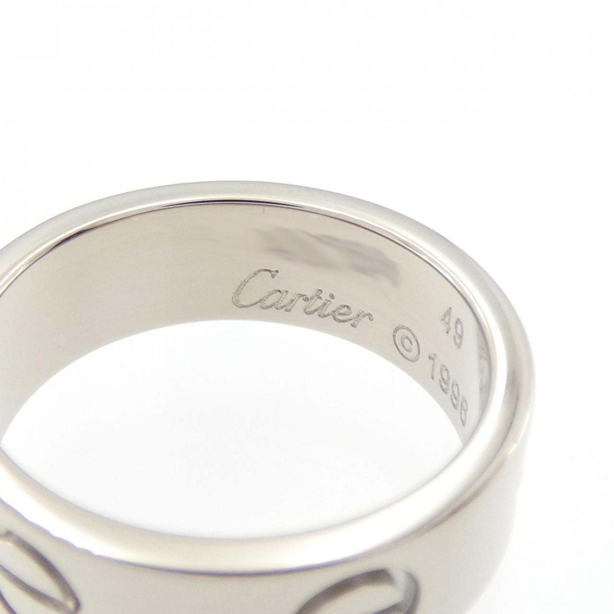 Love Ring 18K White Gold