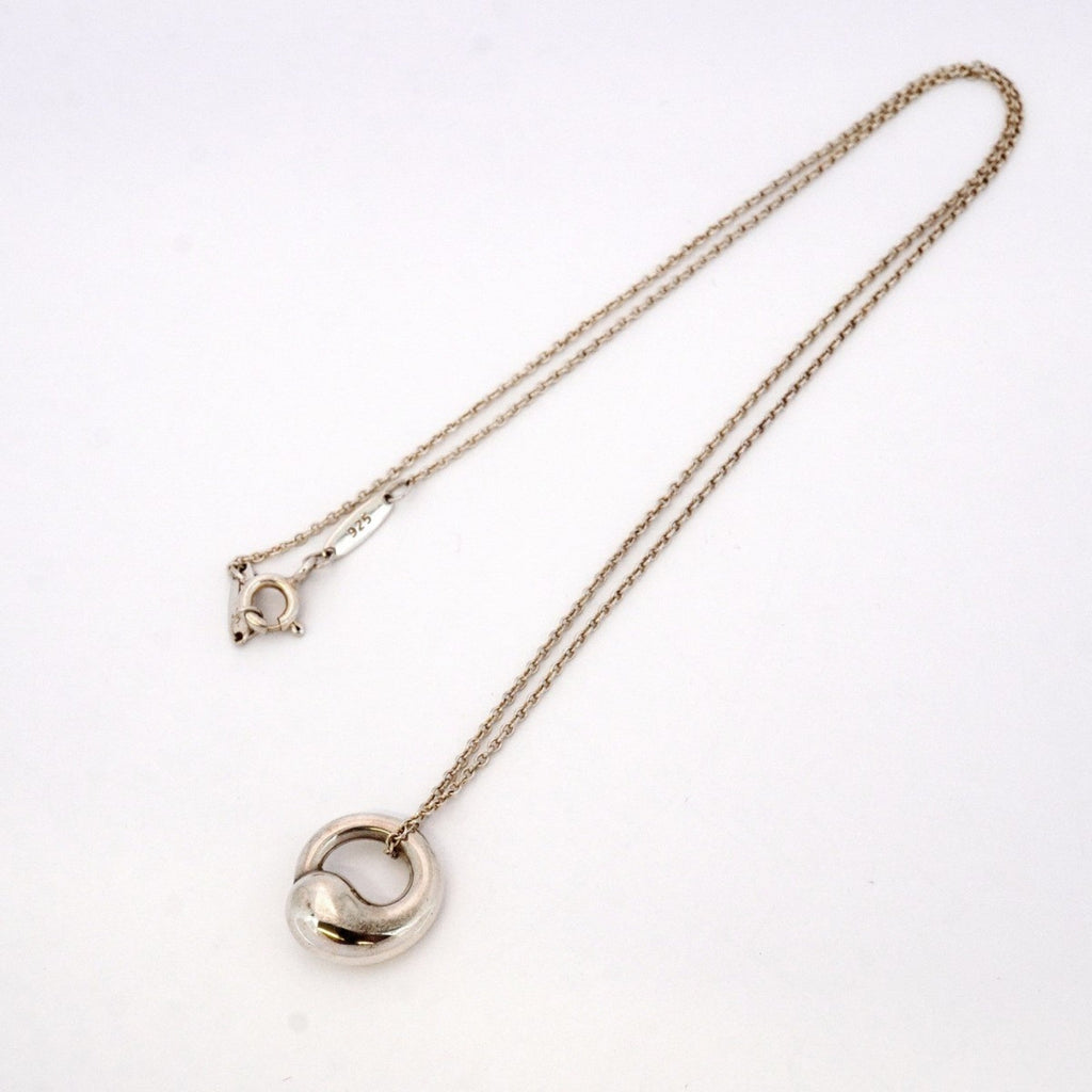 Eternal Circle Pendant Necklace Sterling Silver