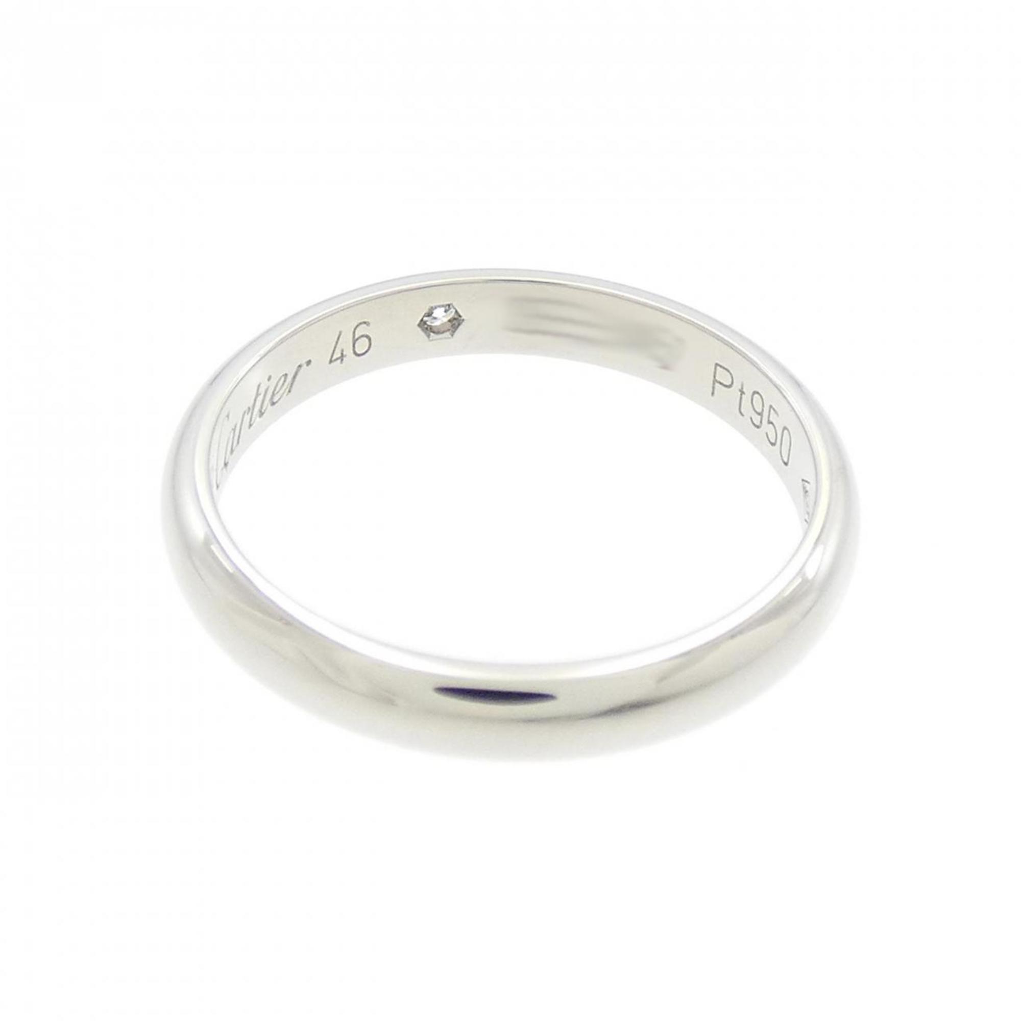 Band Ring Platinum With Diamond