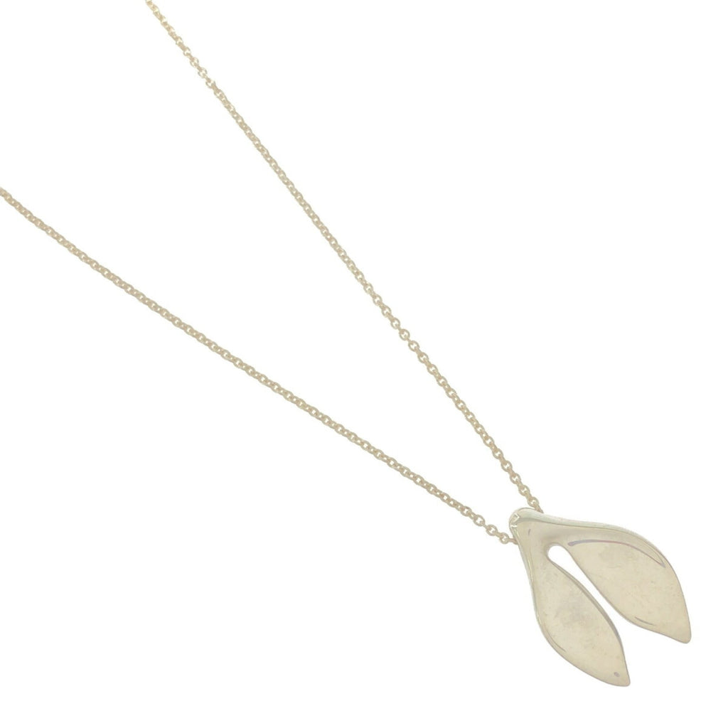 Whale Tail Pendant Necklace Sterling Silver