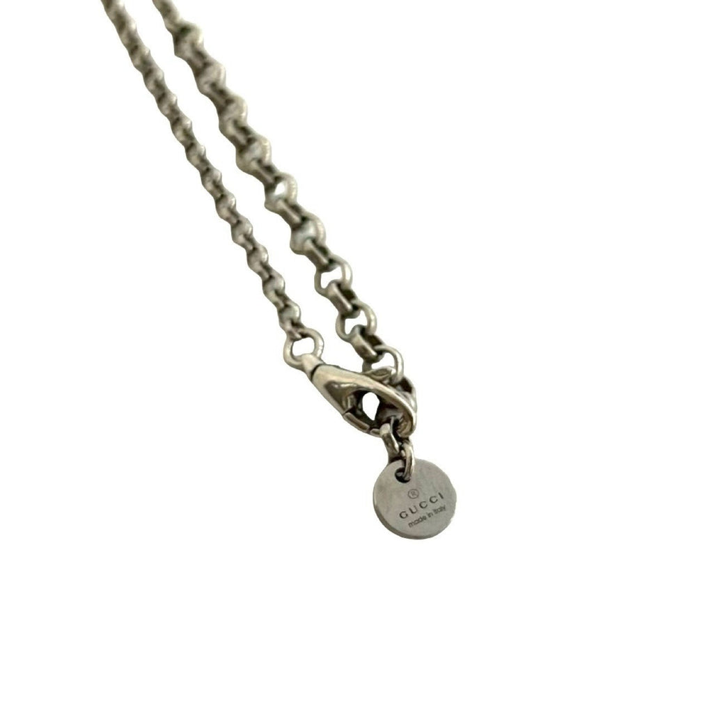 Anger Forest Rabbit Head Pendant Necklace Sterling Silver
