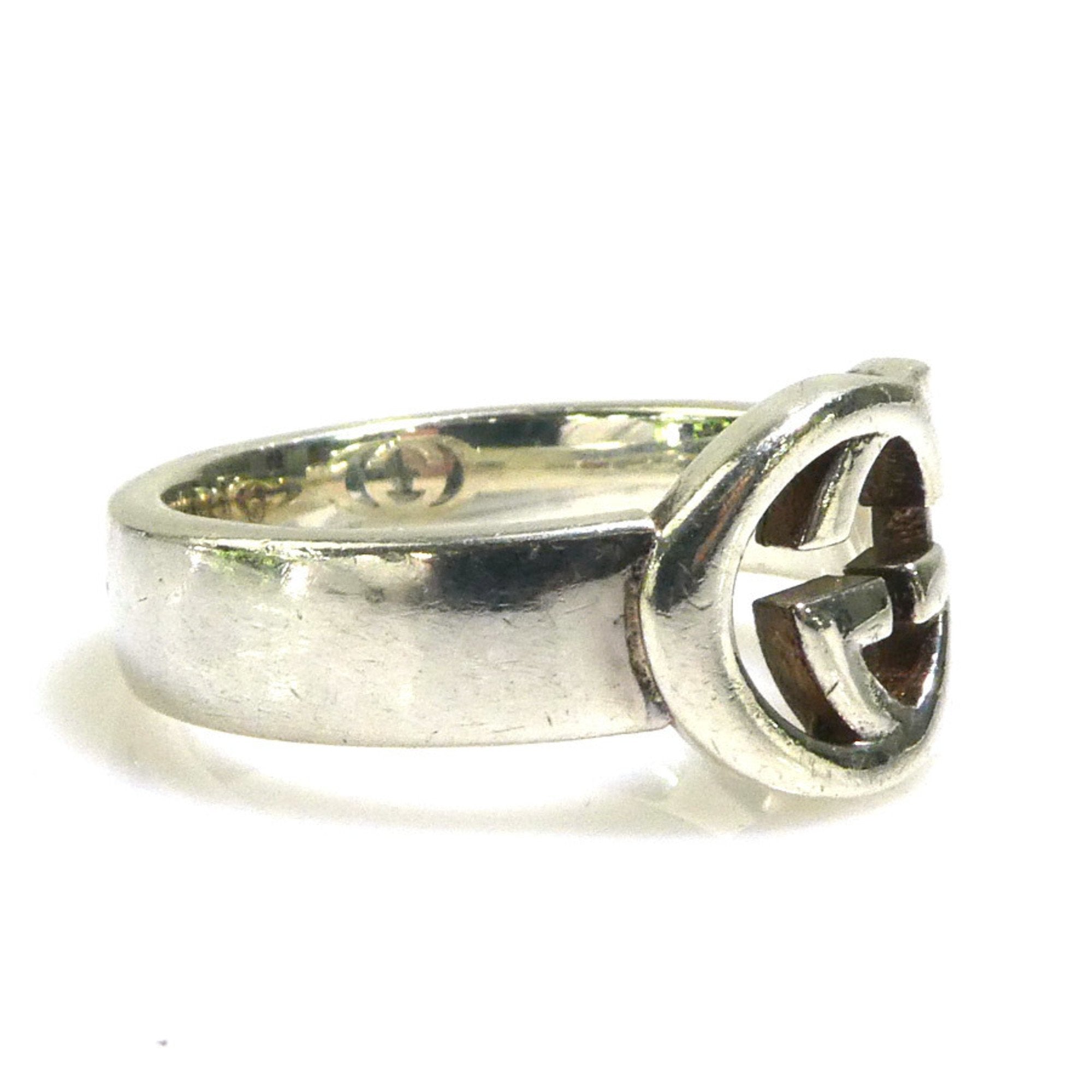 Interlocking G Ring Sterling Silver