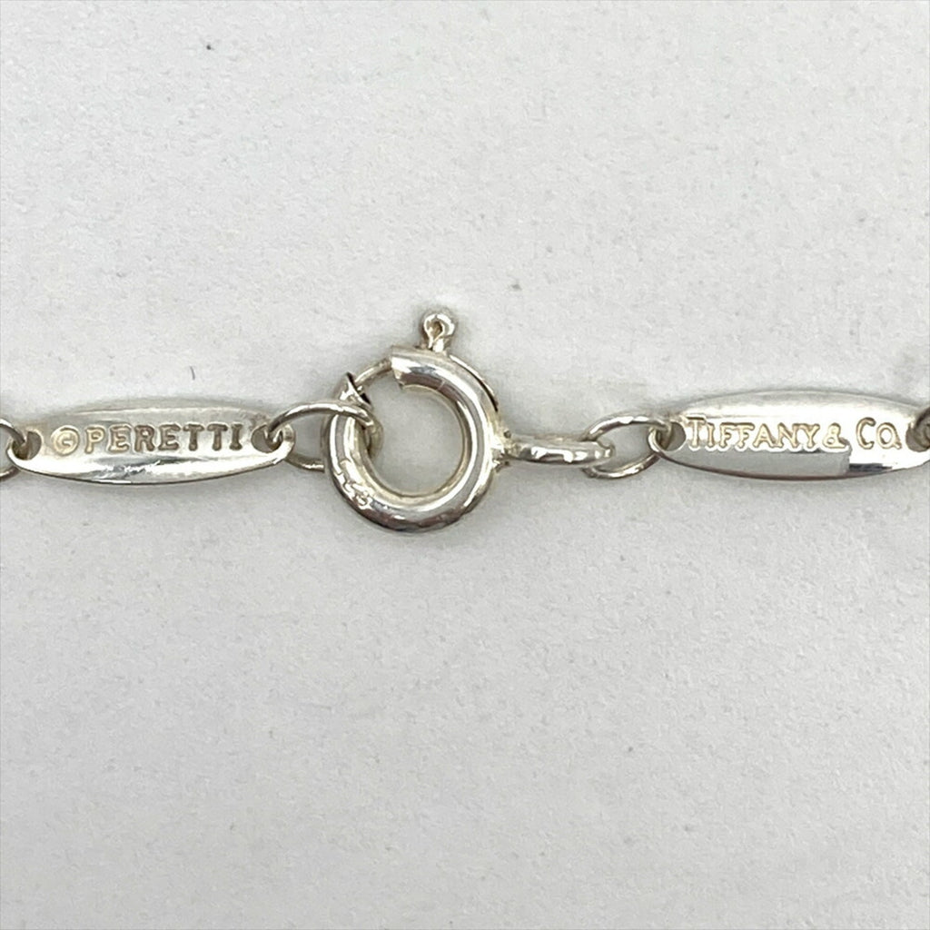 Elsa Peretti Diamonds By The Yard Pendant Necklace Sterling Silver and Diamond