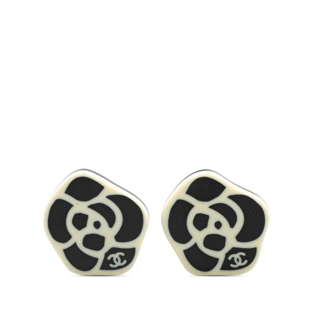 CC Logo Clip-On Earrings Metal