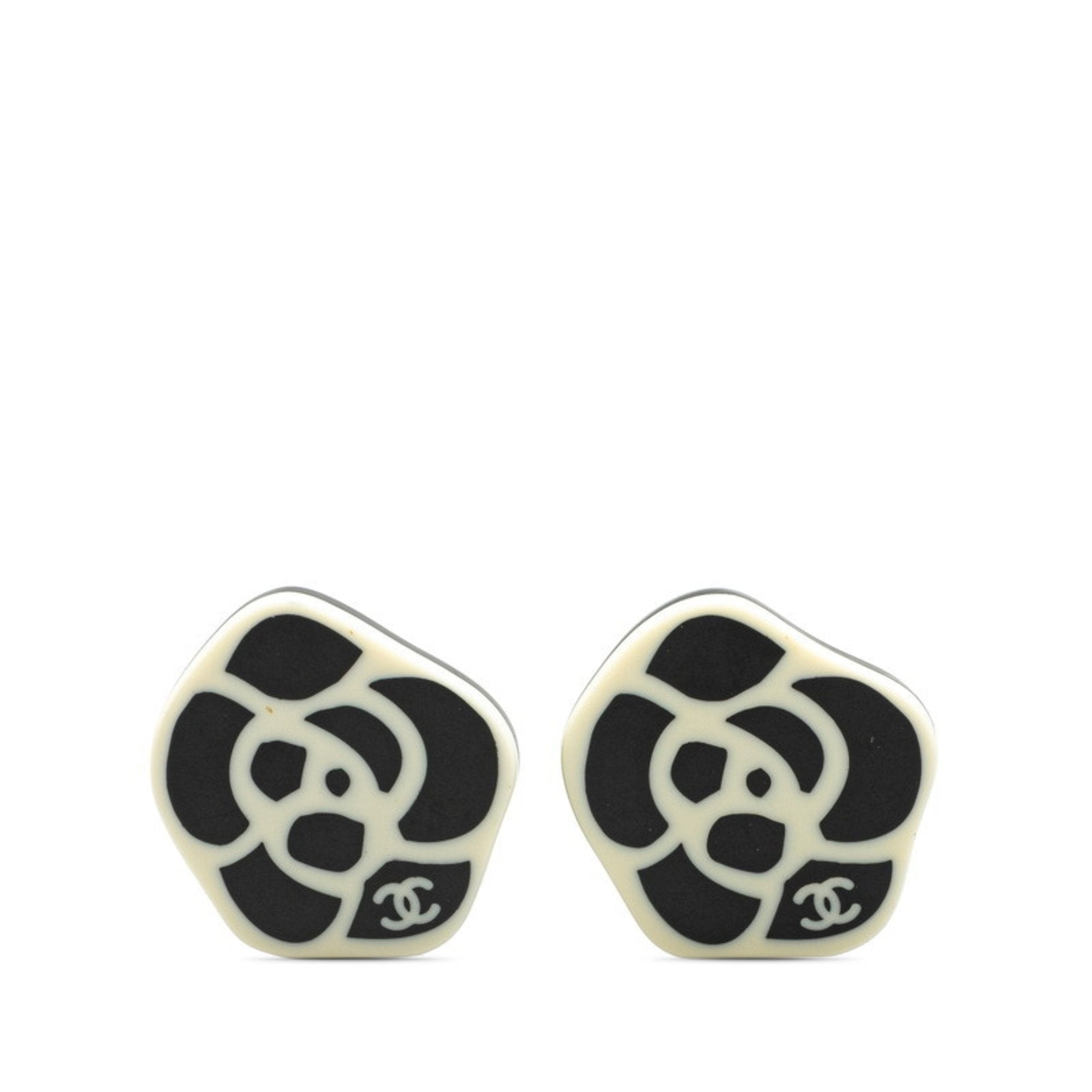 CC Logo Clip-On Earrings Metal