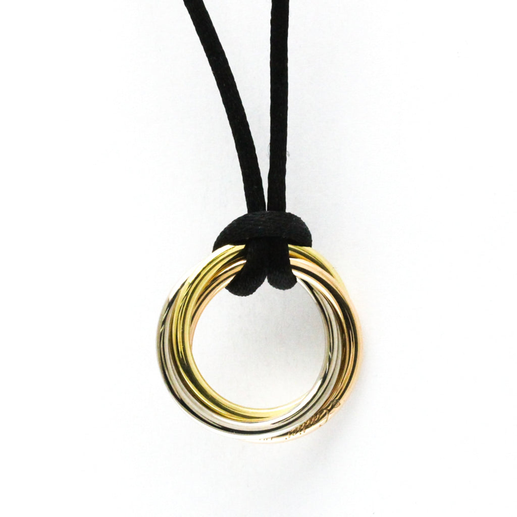 Trinity Pendant Necklace 18K Tricolor Gold
