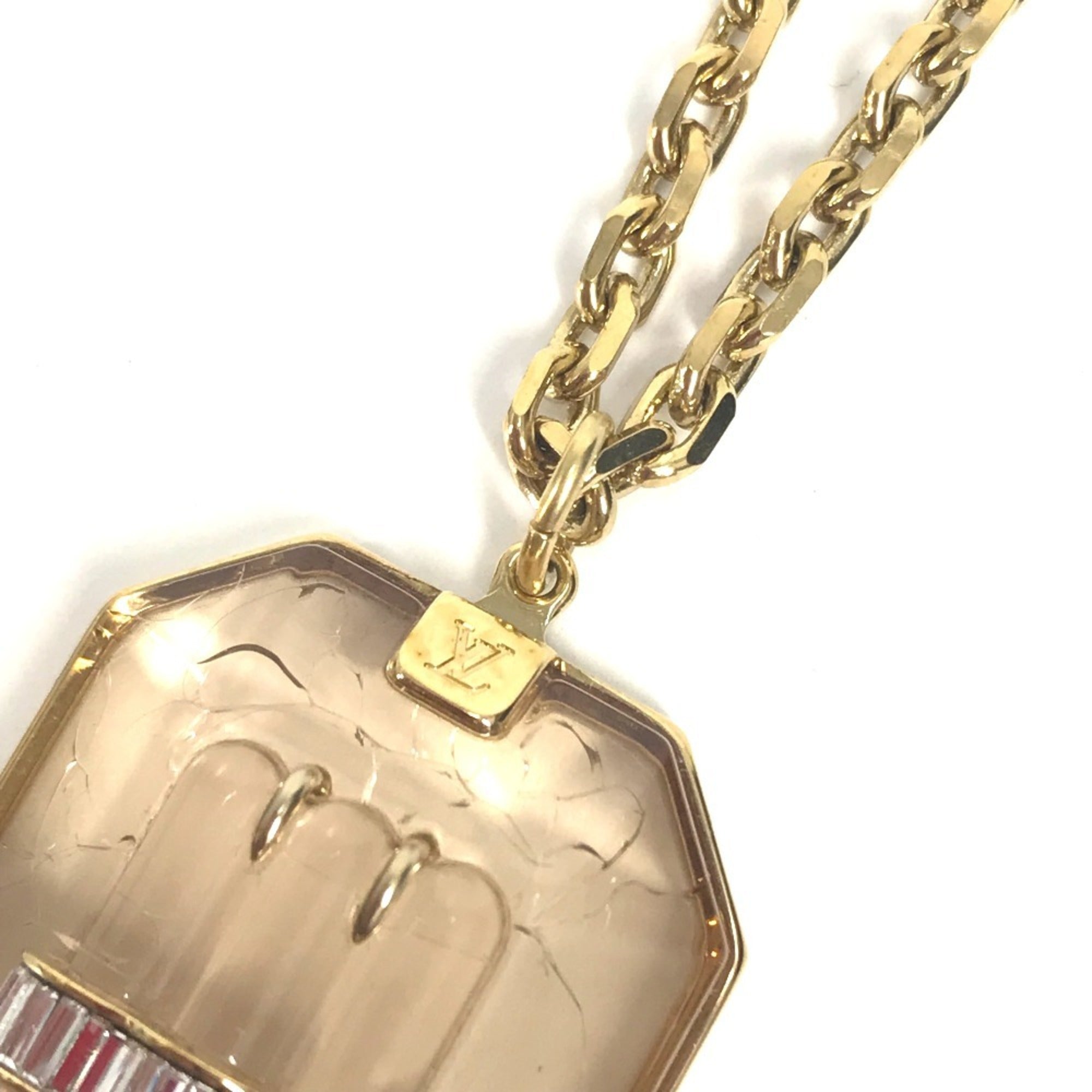 Pendant Necklace Metal Gold