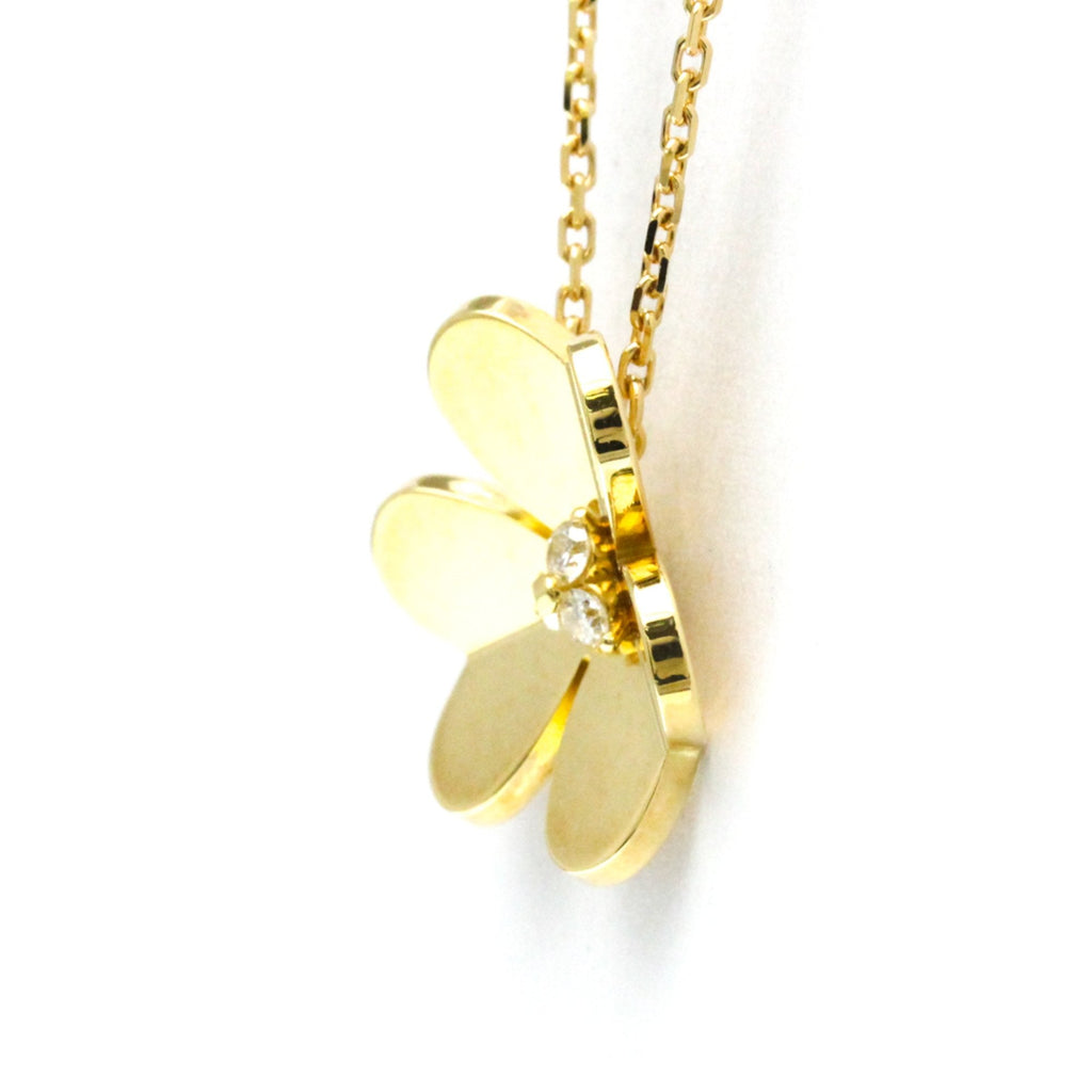 Frivole Pendant Necklace 18K Yellow Gold with Diamond Large