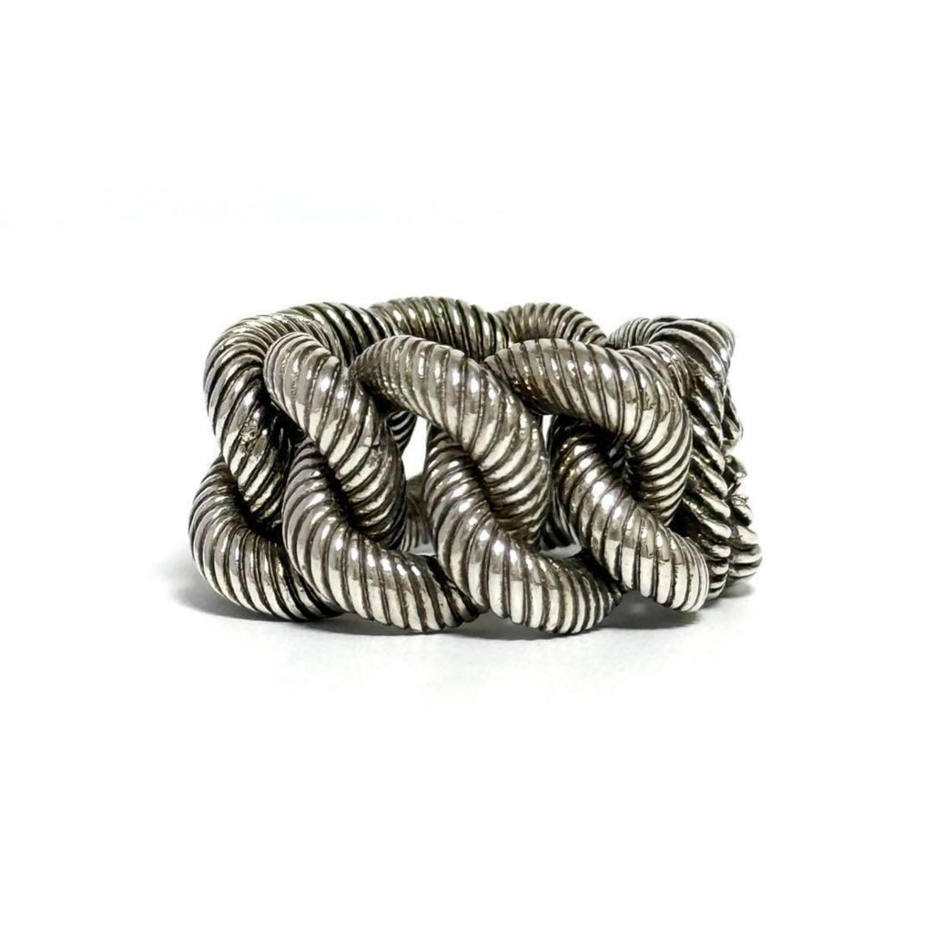 Gourmet Chain Ring Sterling Silver