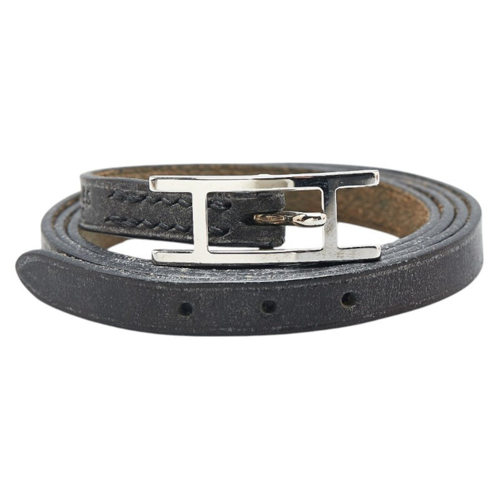 Charm Bracelet Leather and Silver