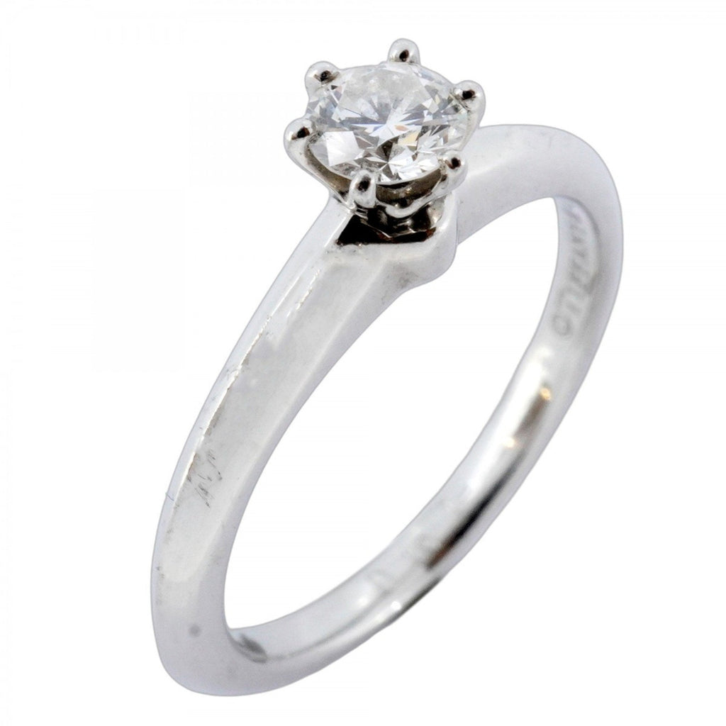 Solitaire Ring Platinum with Diamond