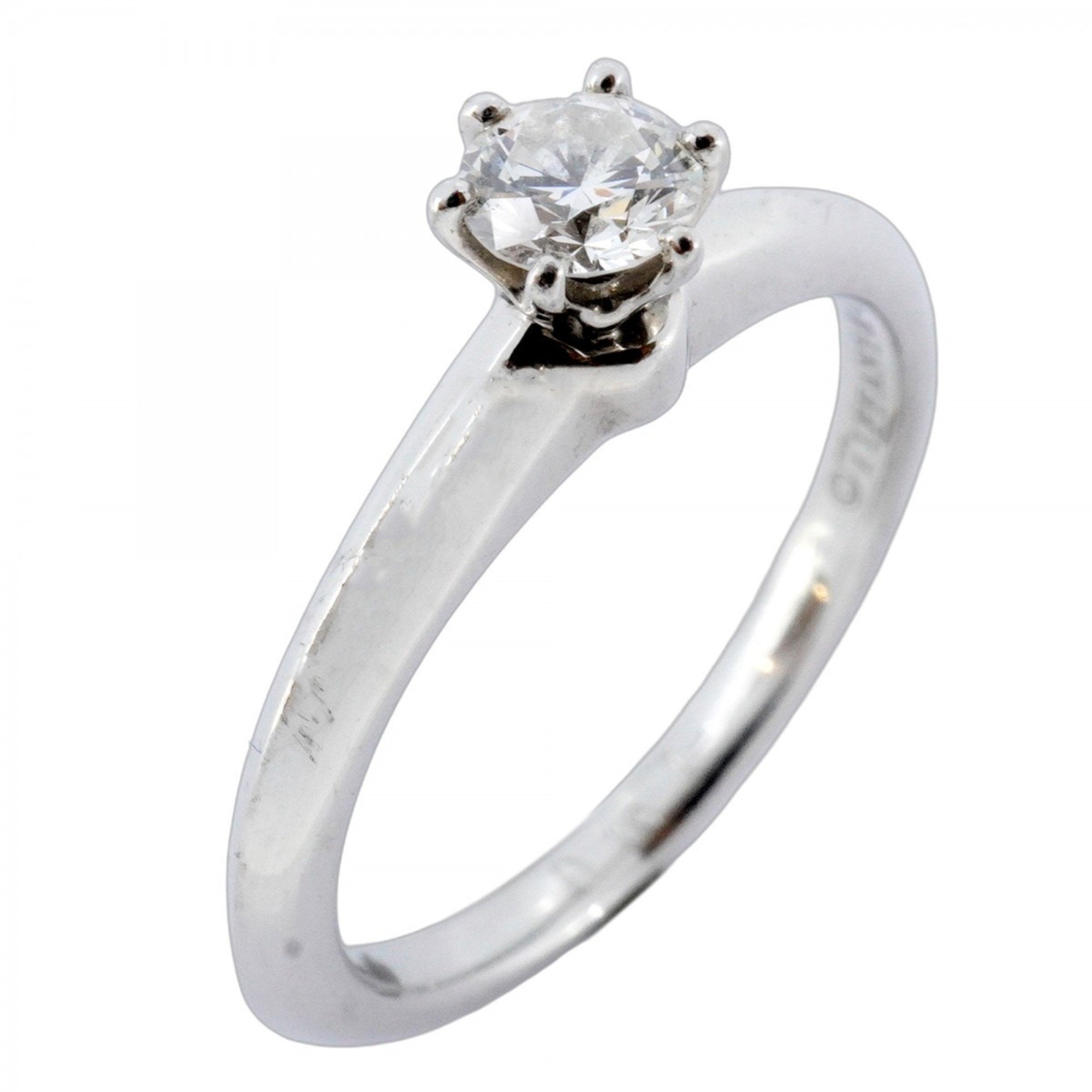 Solitaire Ring Platinum with Diamond