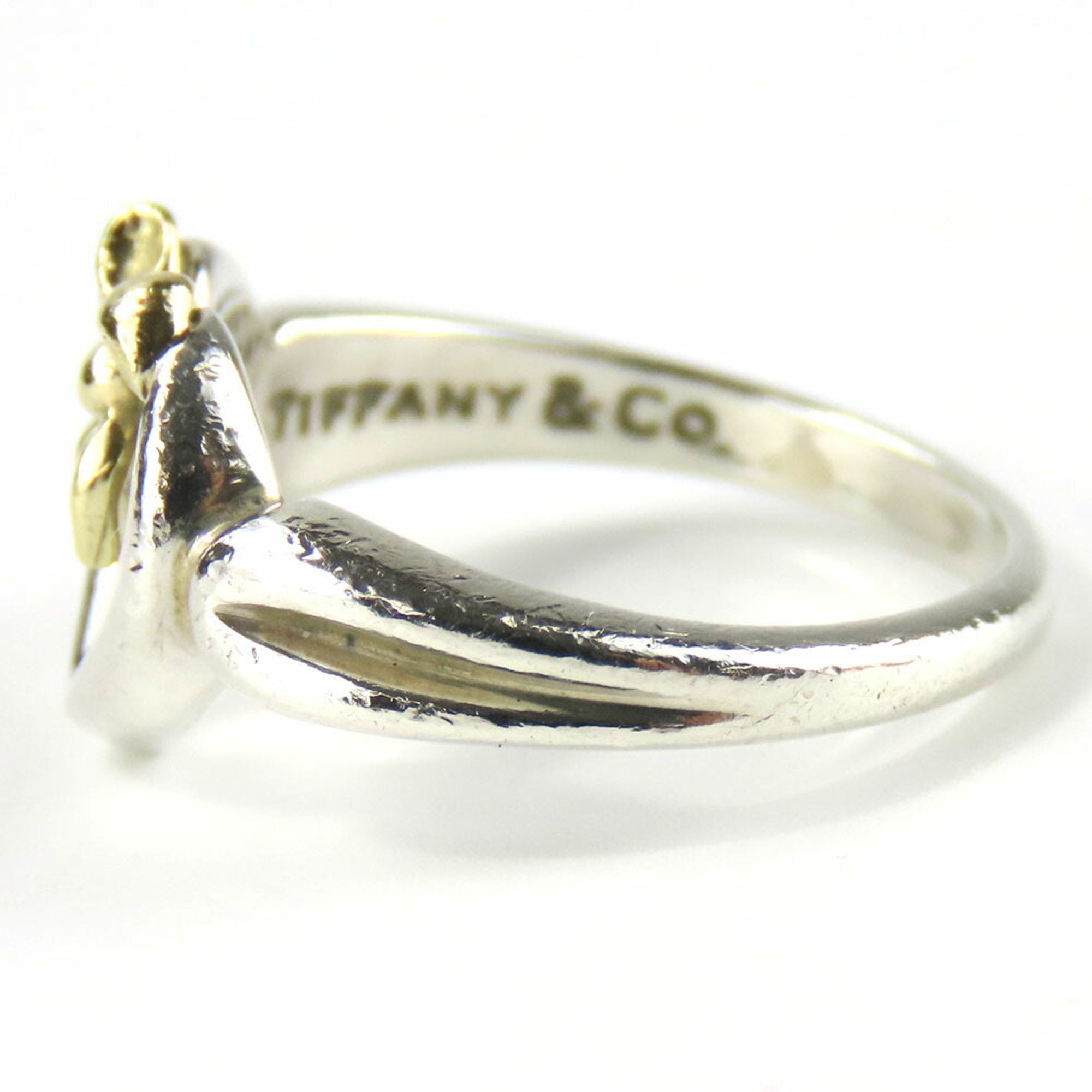 Heart Ring Sterling Silver and 18K Yellow Gold