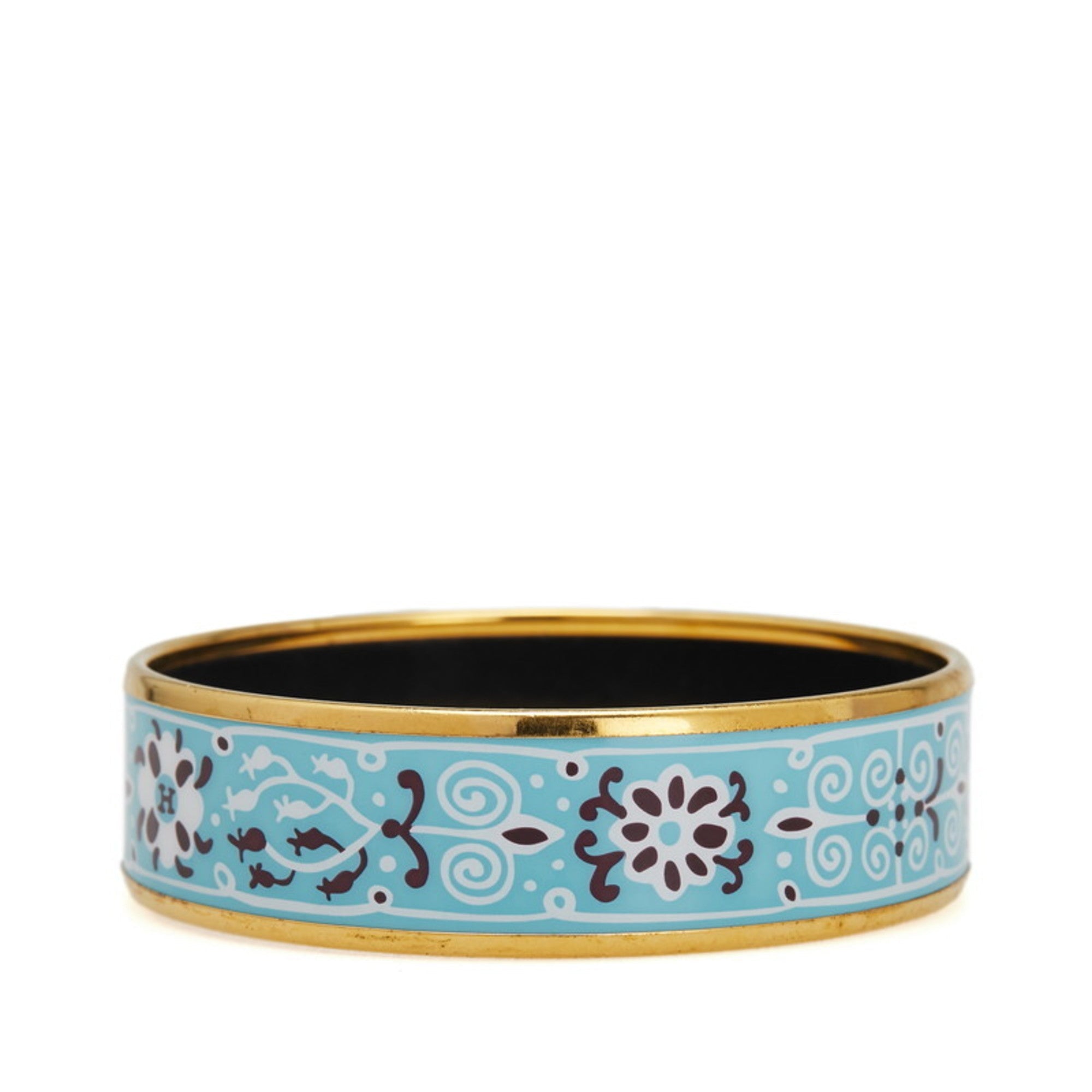Cloisonné and Enamel Bracelet Blue and Gold