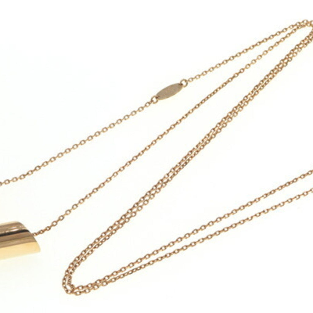 Pendant Necklace Metal Gold Long Large