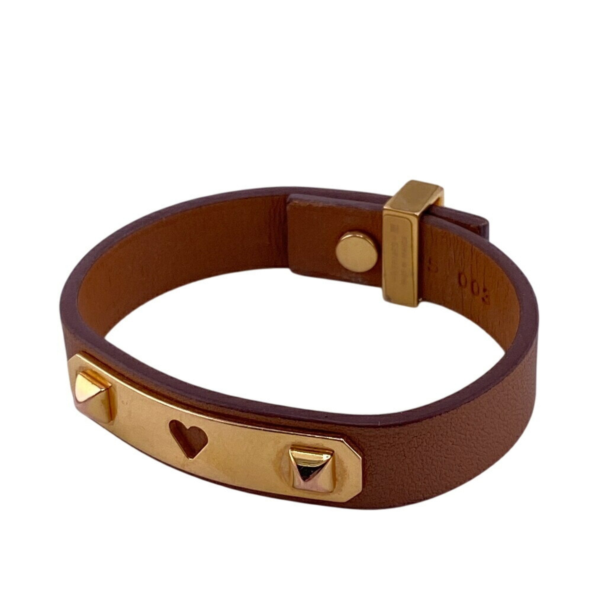 Asdukur Bracelet Leather Brown and Gold